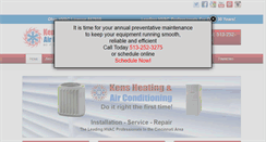 Desktop Screenshot of kenshvac.org